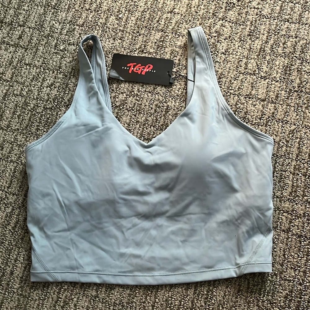The Gym People Women’s Sports Bra Longline Wirefree Padded with Medium Support